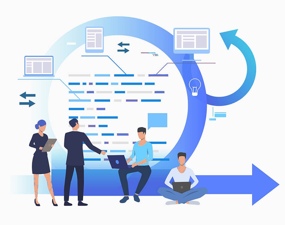 Workflow connected to controlled document storage