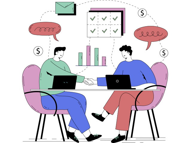 Illustration representing immutable document history and tamper-resistant audit trails